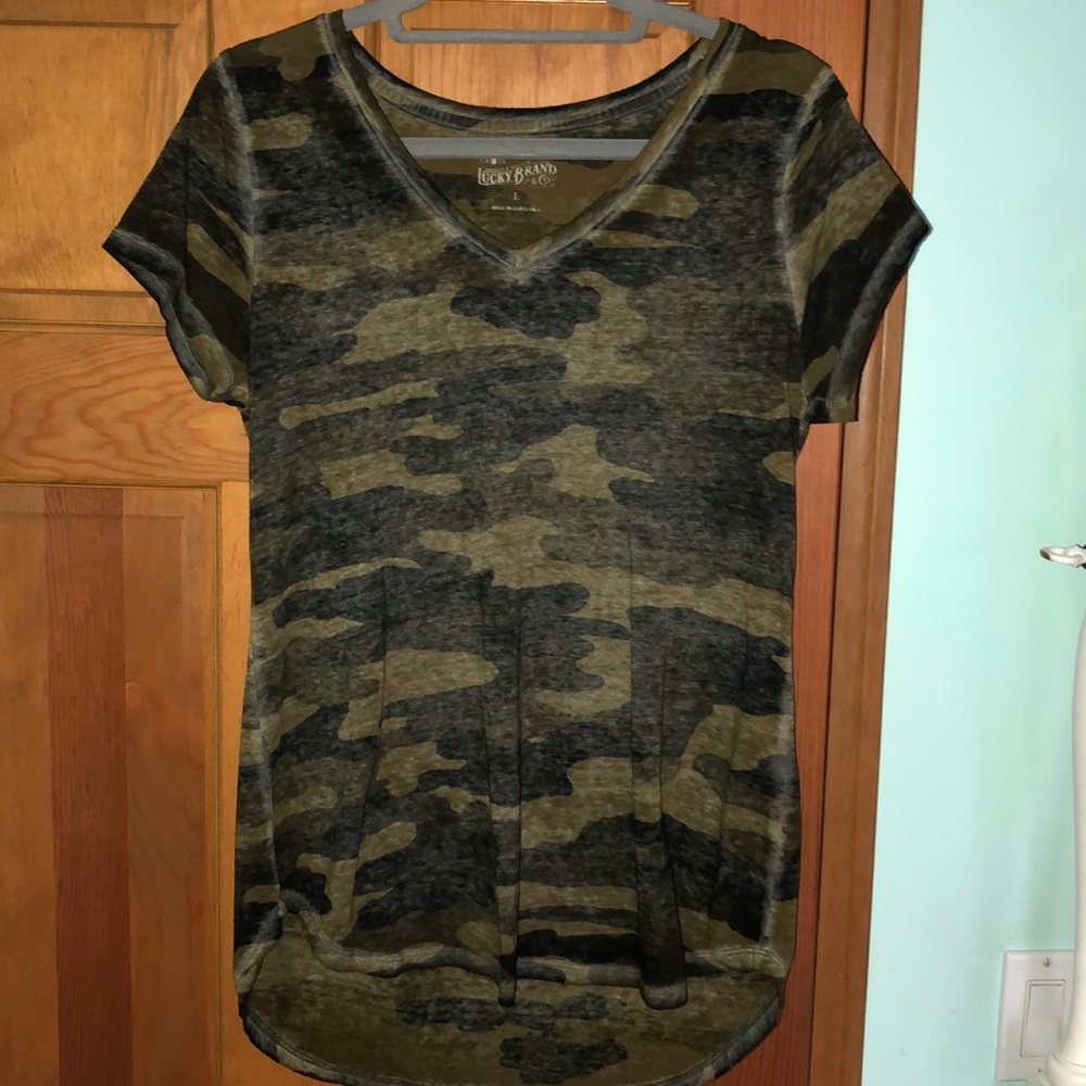 Lucky Brand Camo Tee